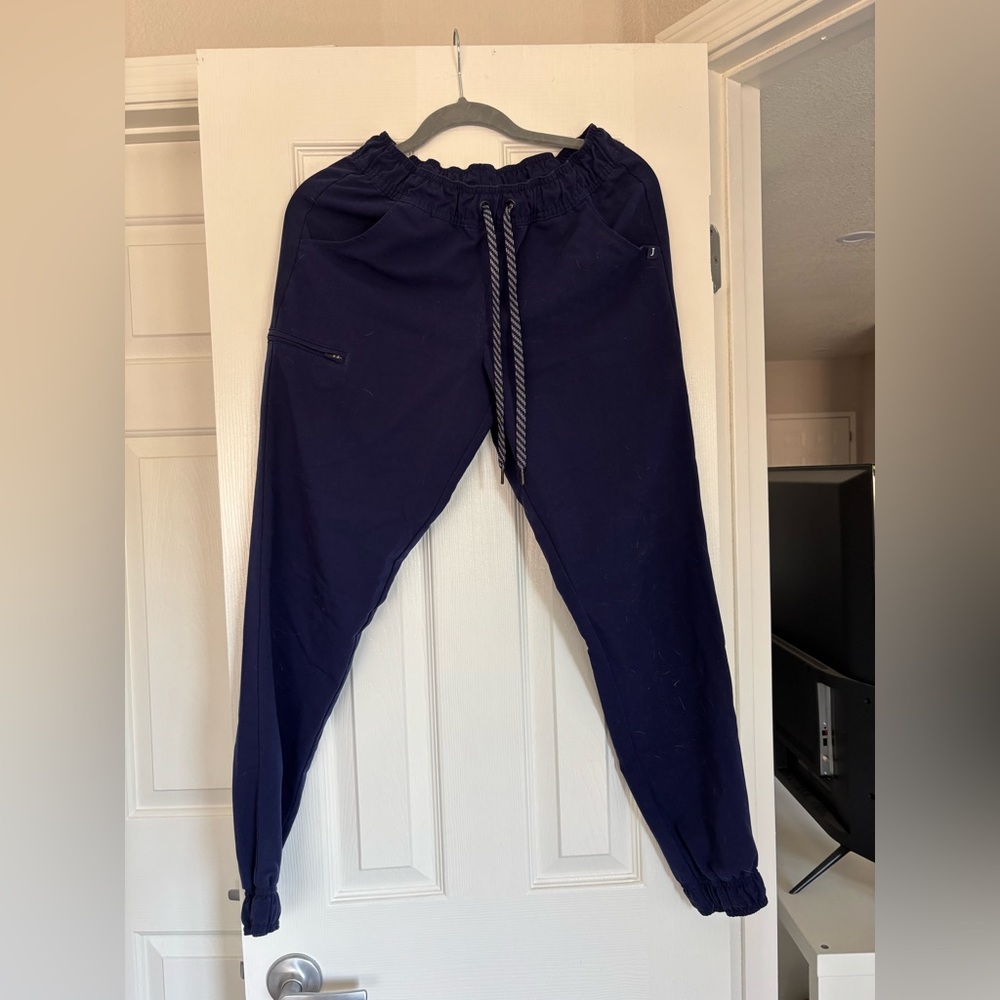 Jaanuu Navy Scrub Joggers